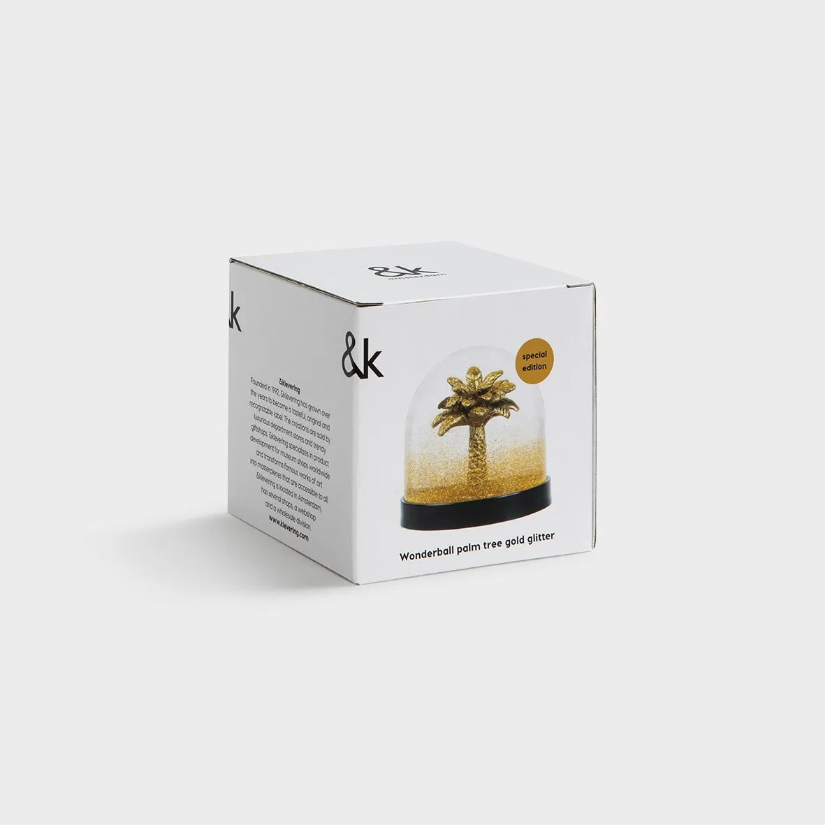Boule à neige - Palmier gold -&Klevering