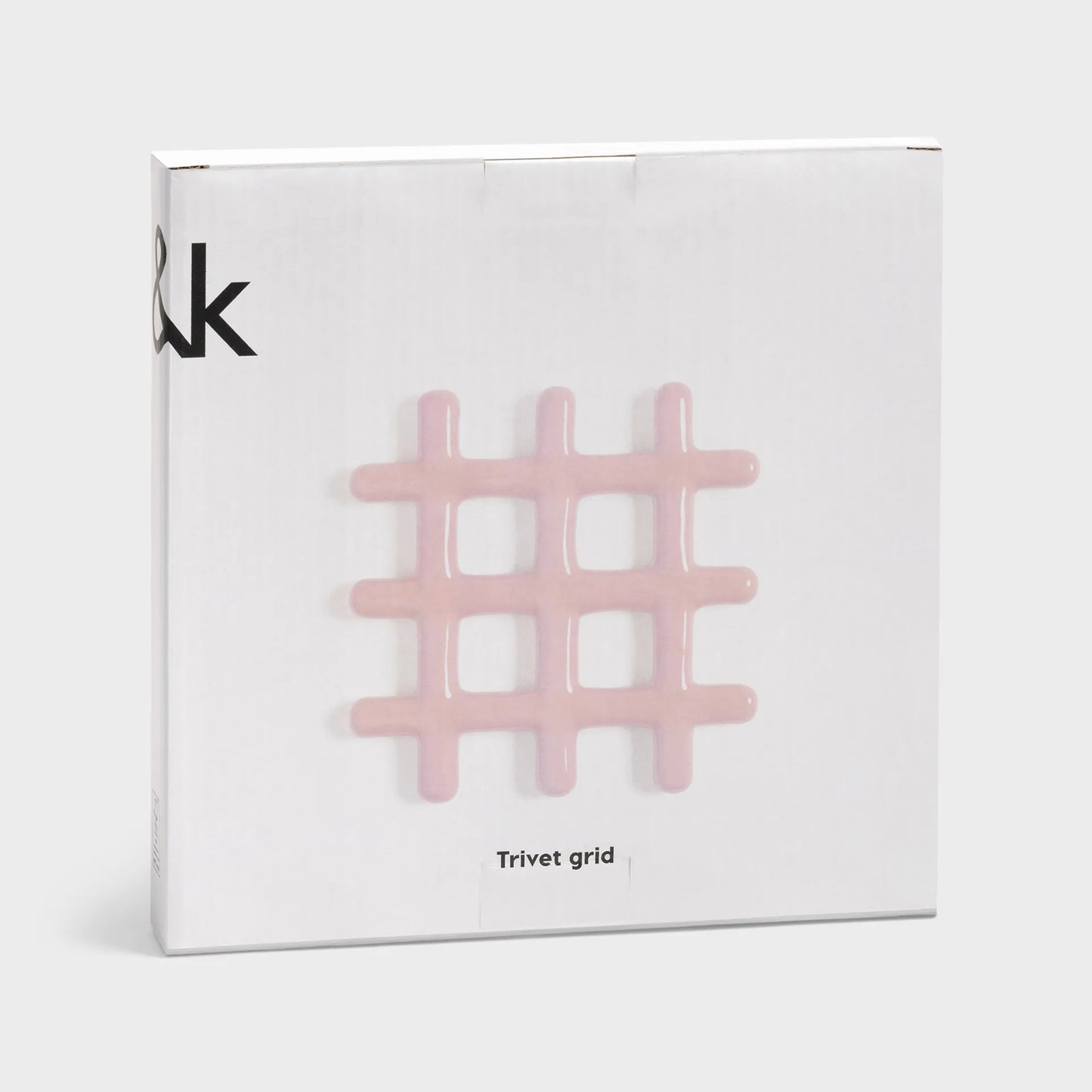 Dessous de plat - grille - rose - &Klevering