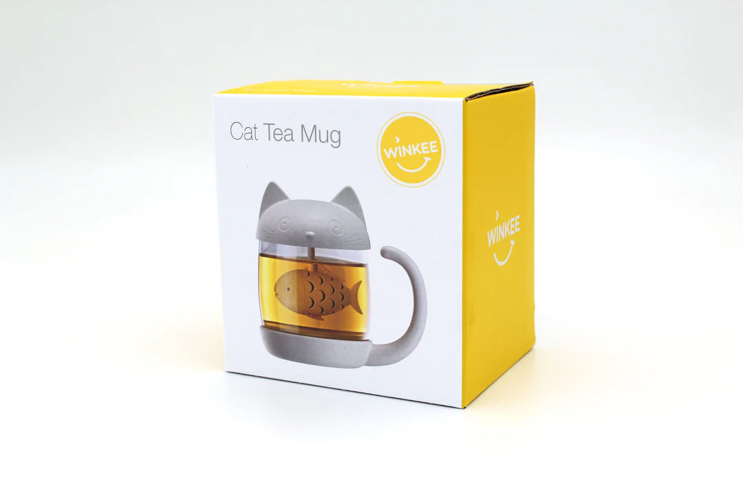 Tasse à thé avec infuseur à thé intégré - Chat - Winkee
