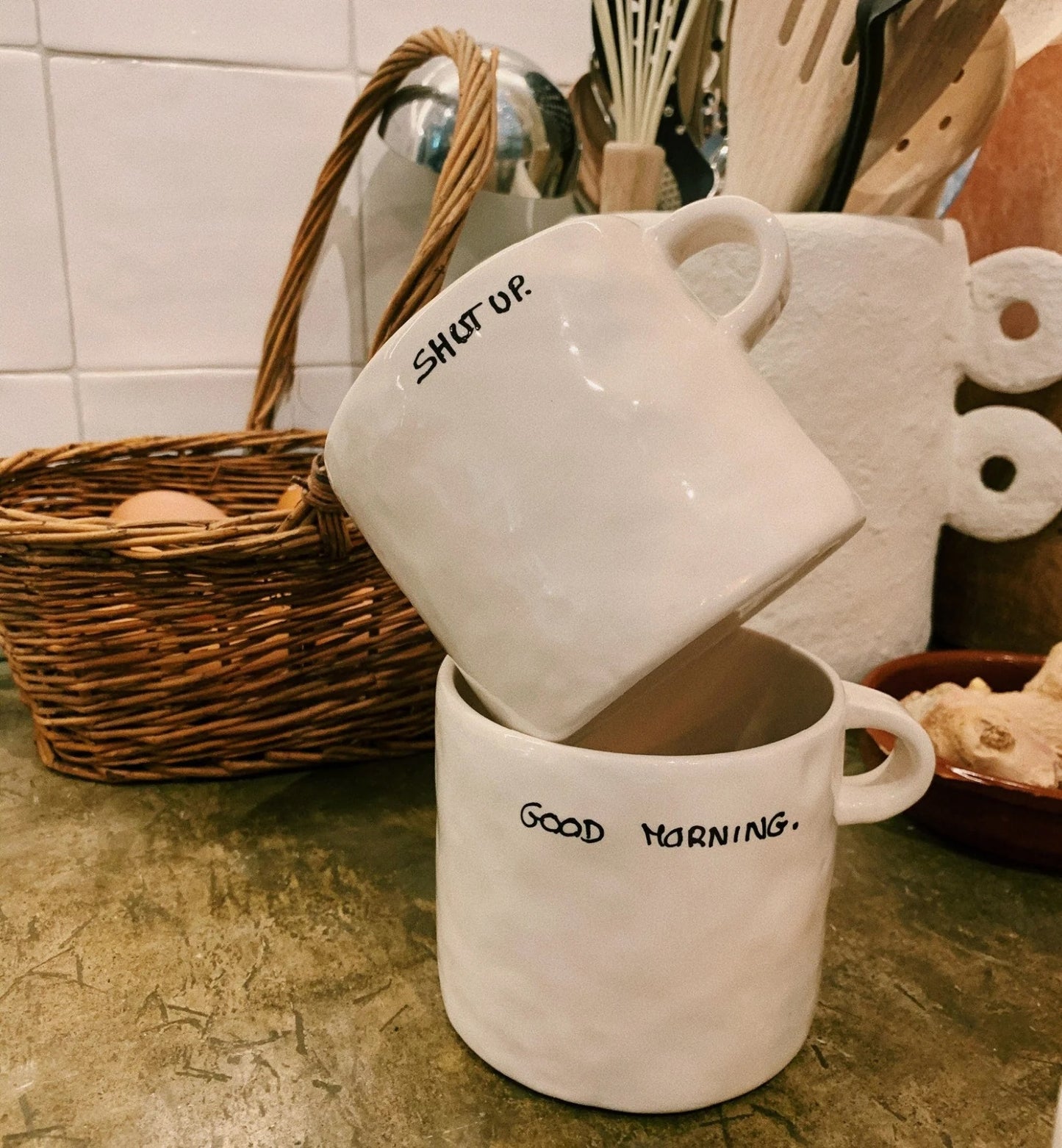 Mug - Shut Up - Anna + Nina