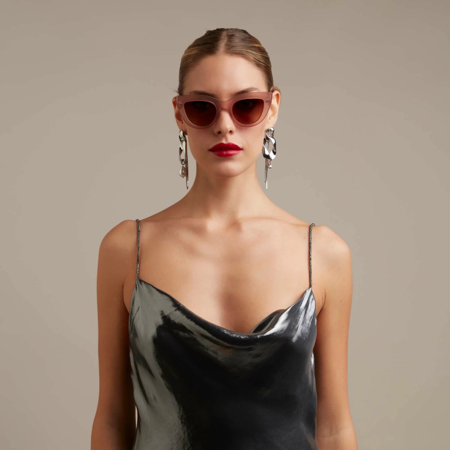 Claudia Big Cat Eye - Pink Havana - Okkia