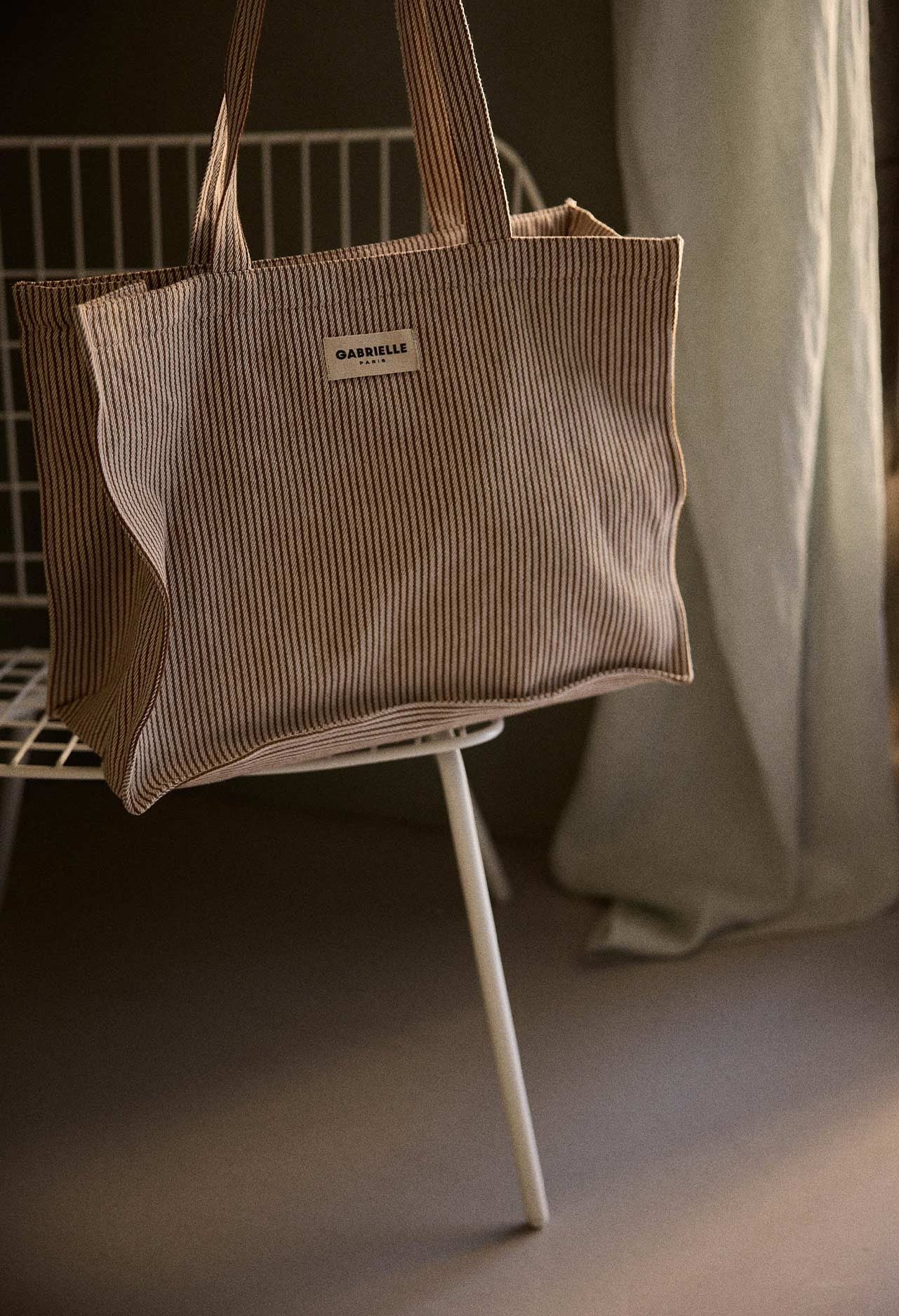 Sac - 24h - Rayures argile - Gabrielle Paris