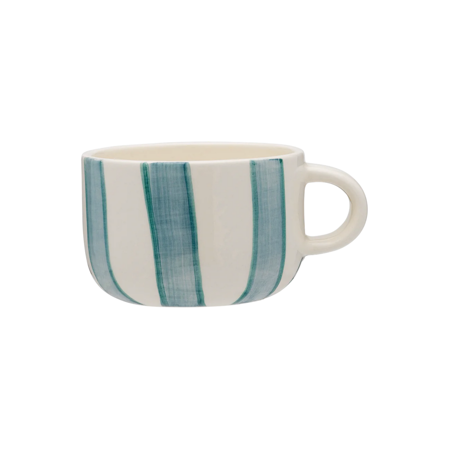 Cappuccino mug - Powder Striped - Anna + Nina