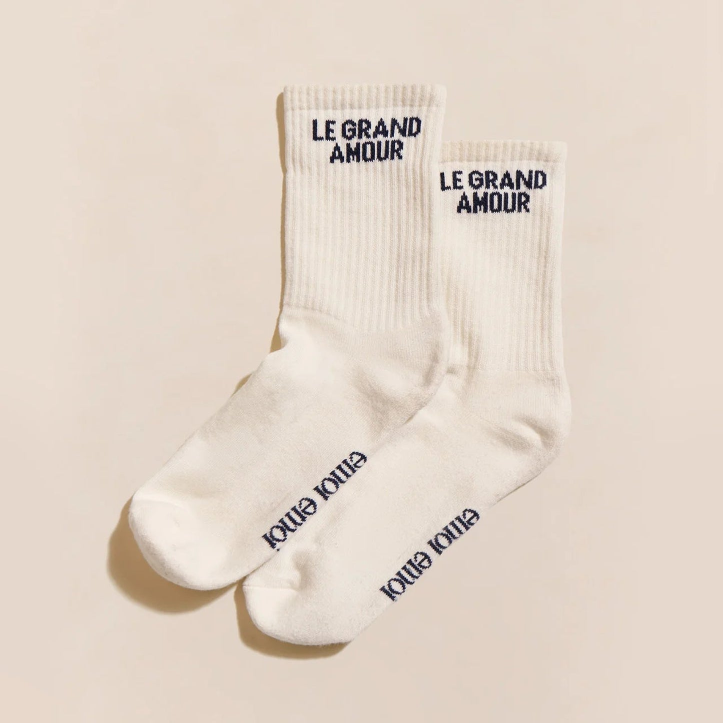 Chaussettes - Le grand amour - crème - Émoi Émoi