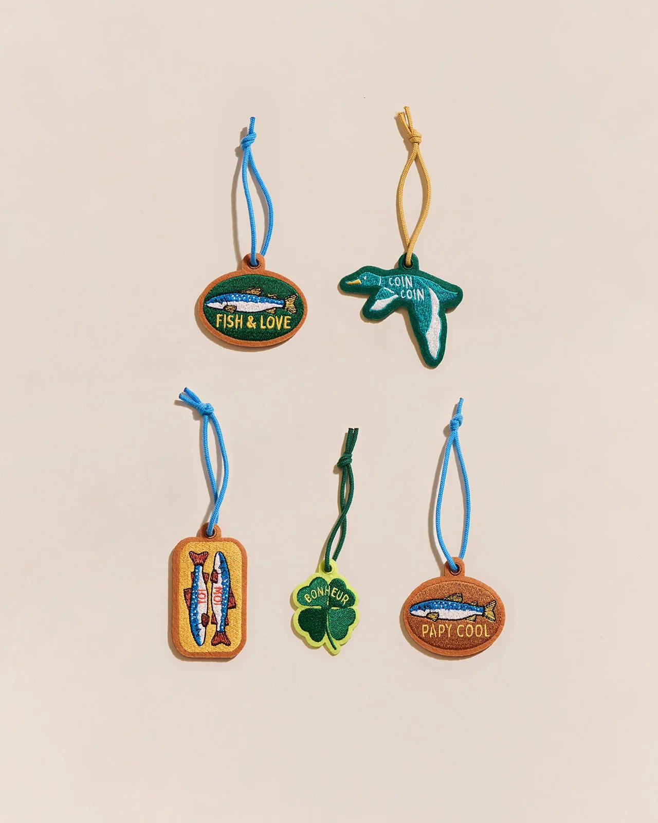 Le porte-clés - Fish & Love - Bonheur - Émoi émoi