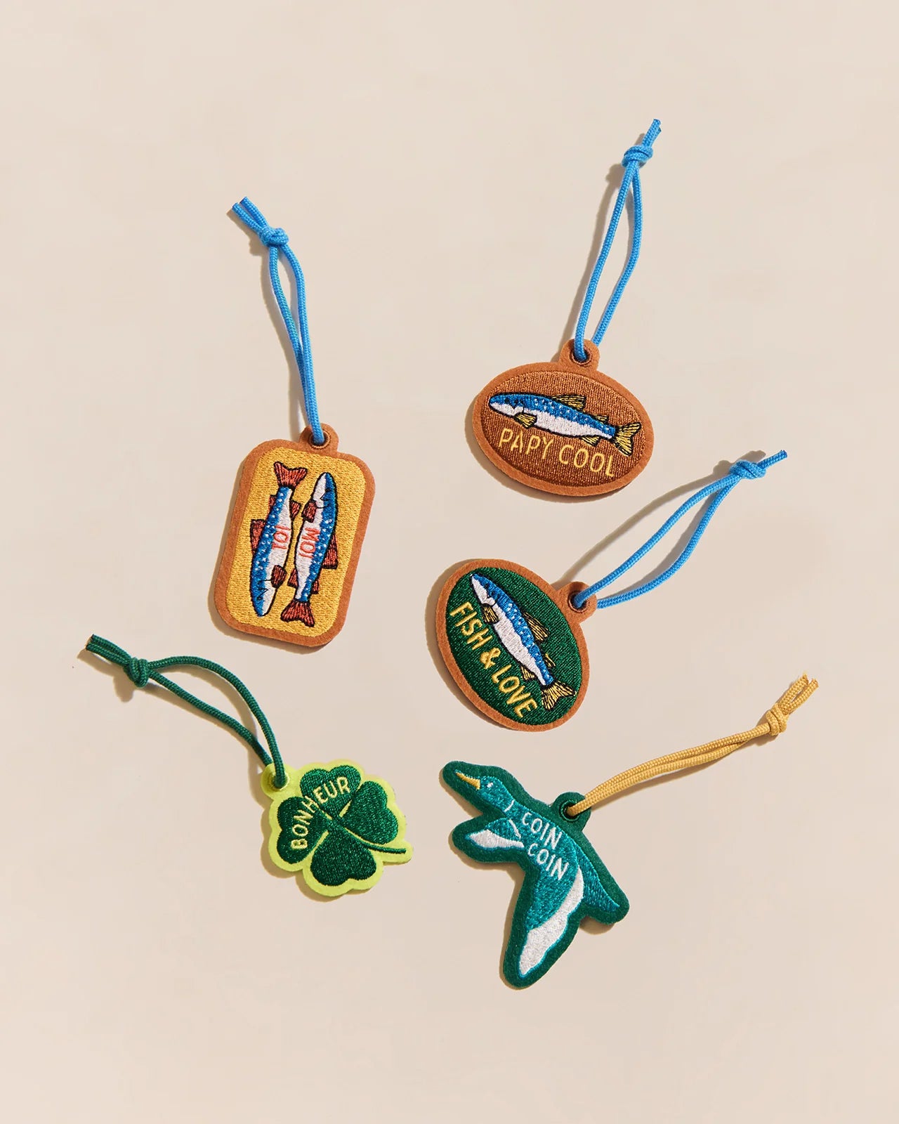 Le porte-clés - Fish & Love - Coin coin - Émoi émoi