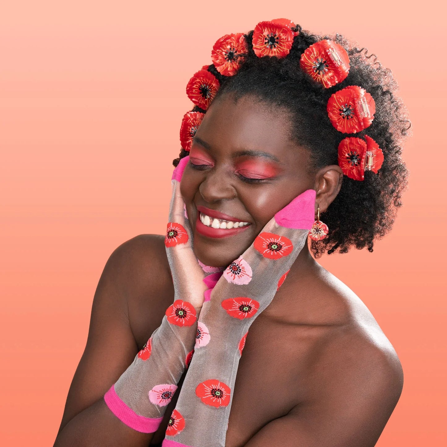 Pince à cheveux - Coquelicot - Coucou Suzette