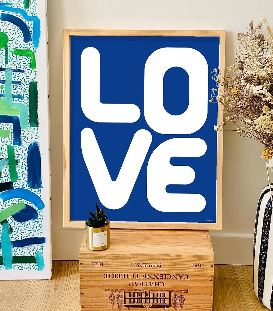 Affiche - Love - Augustin art
