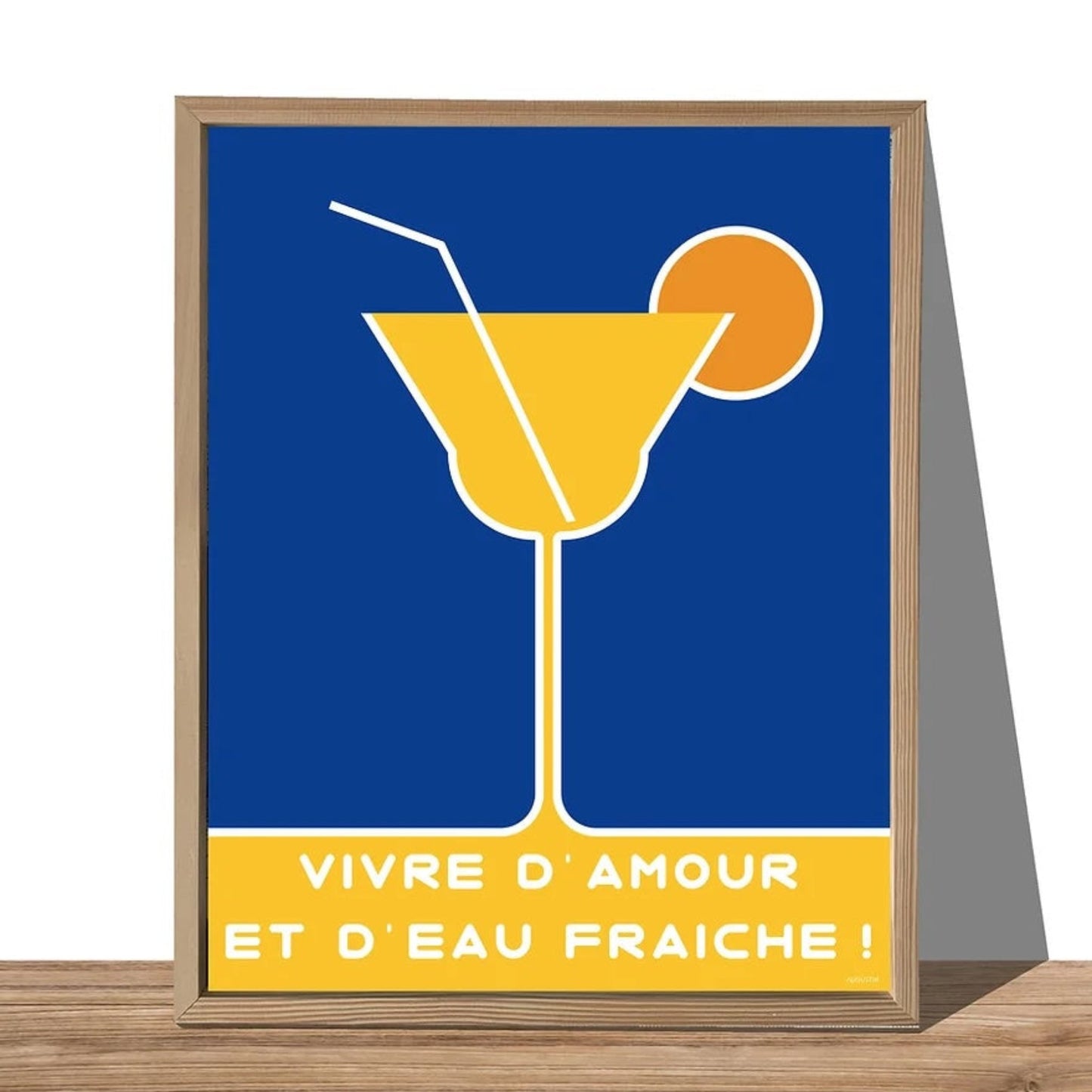 Affiche - Vivre d'amour - Augustin art