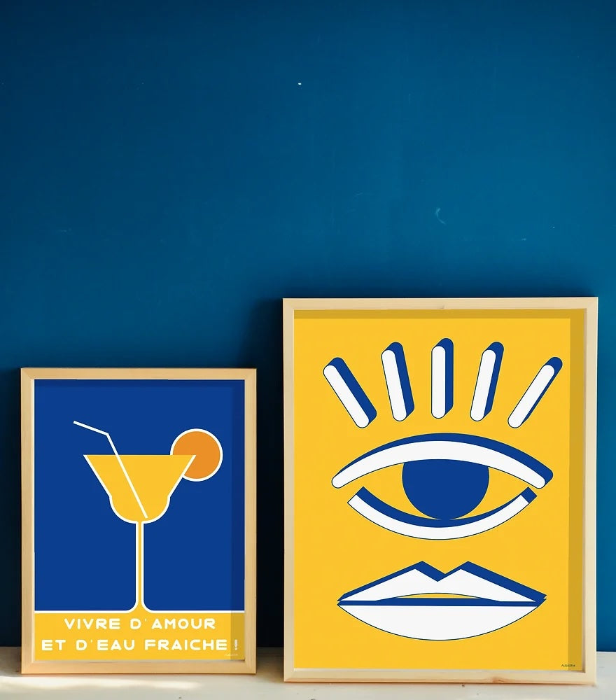 Affiche - Vivre d'amour - Augustin art