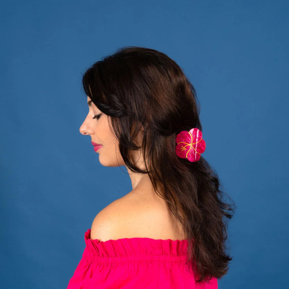 Pince à cheveux - Hibiscus - Coucou Suzette