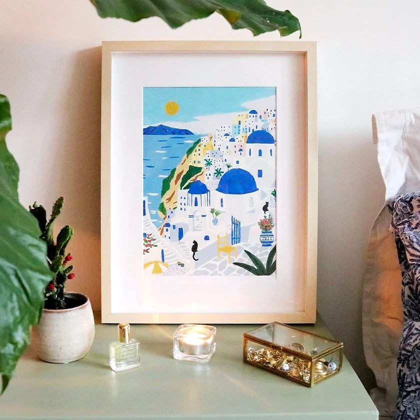 Peinture au numéro - Santorini par Maja Tomljanovic