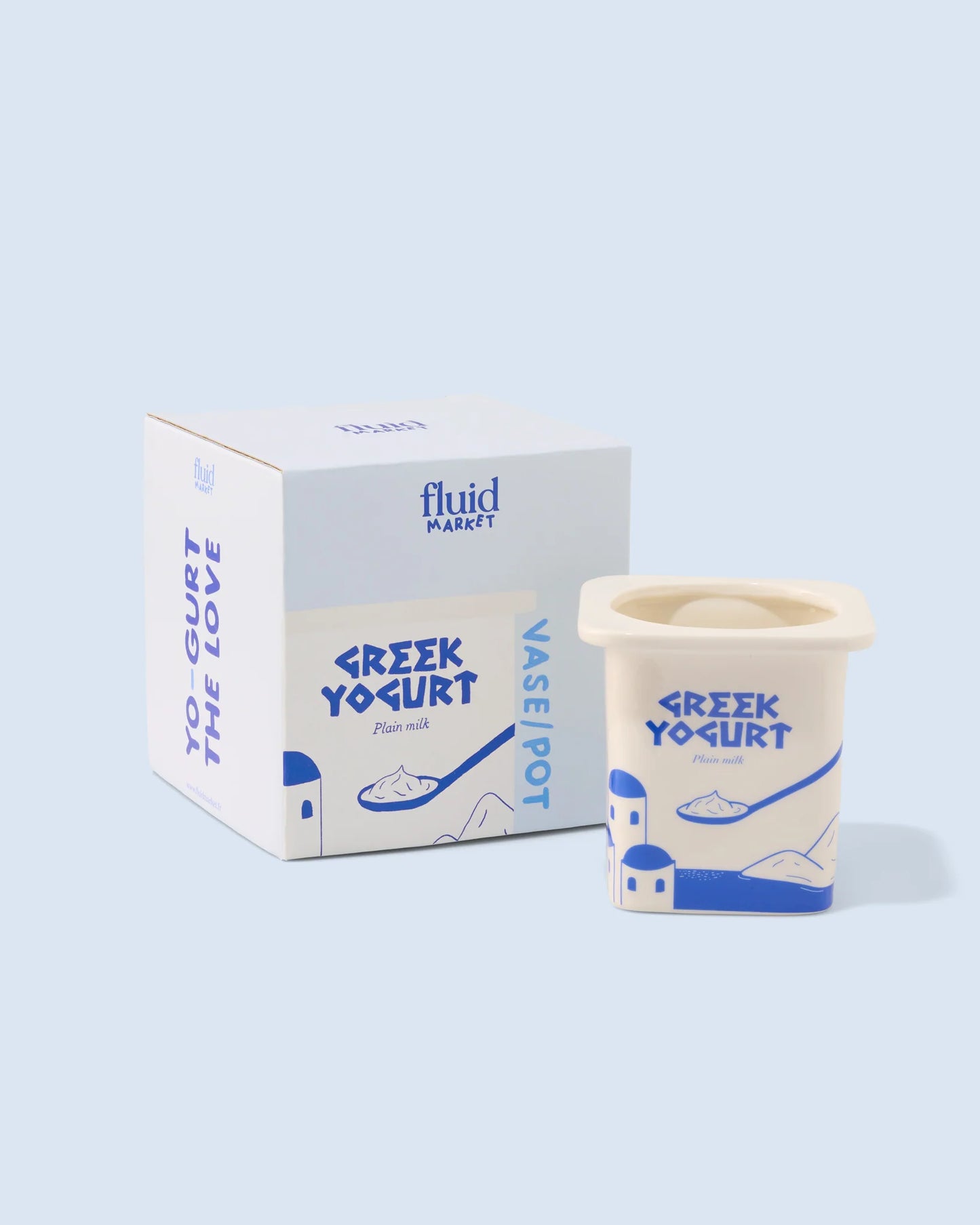 Vase/ Pot - Yoghurt Greek - Fluid Market