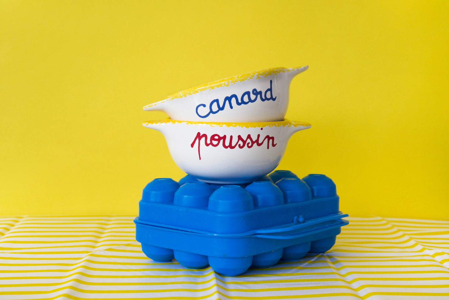 Bol breton - canard - Pied de poule