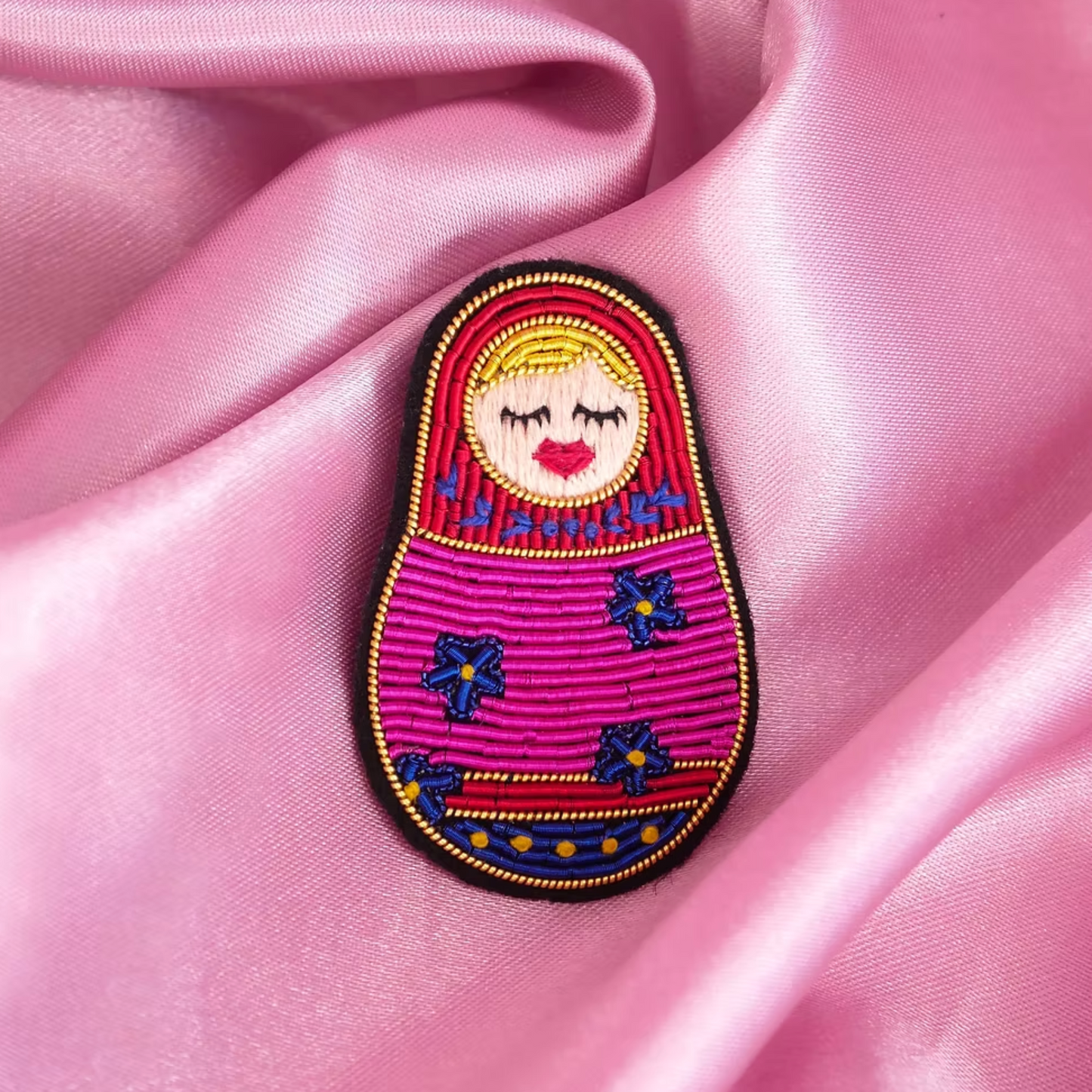 Broche - Matriochka - Malicieuse