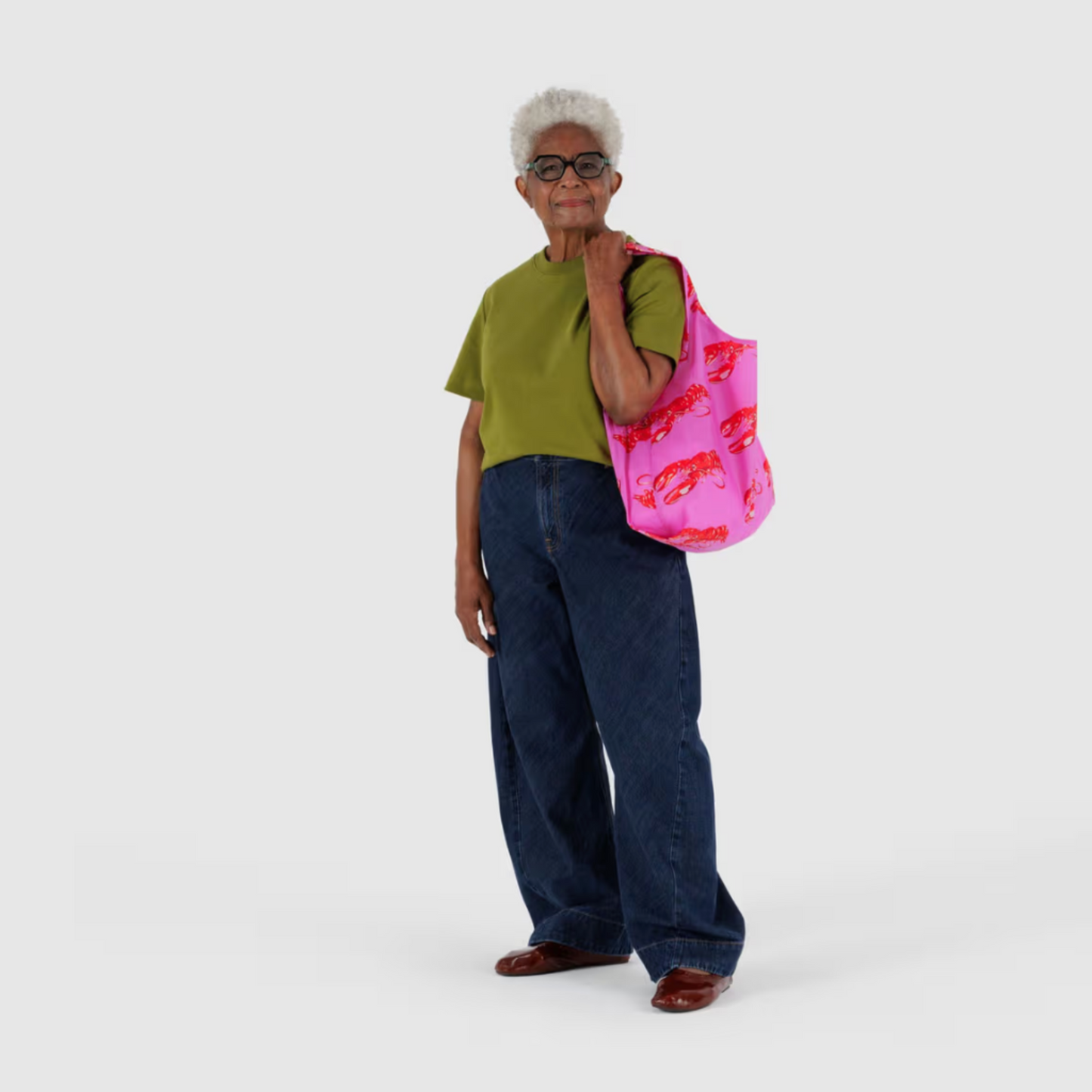 Standard Baggu - Pink Lobster - Baggu