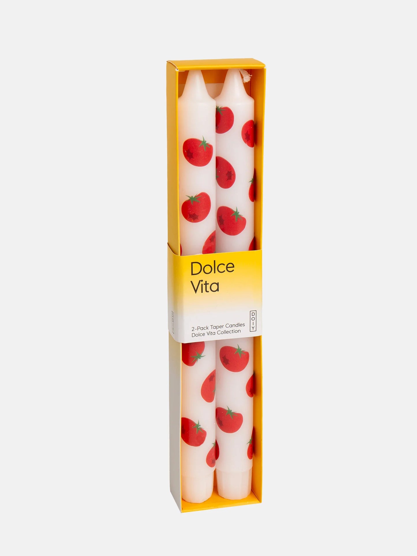 Bougies - Taper - Dolce Vita - Tomate - DOIY