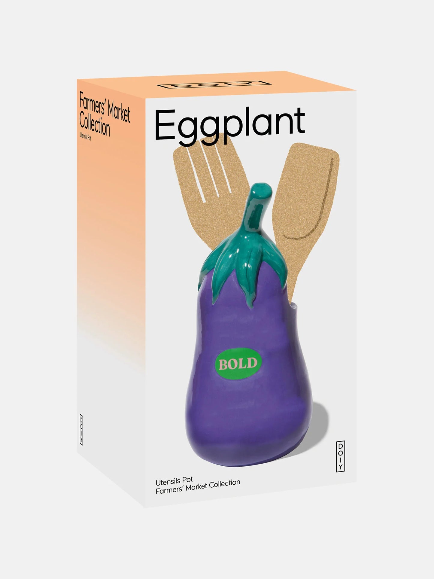 Pot à ustensiles - Aubergine - DOIY
