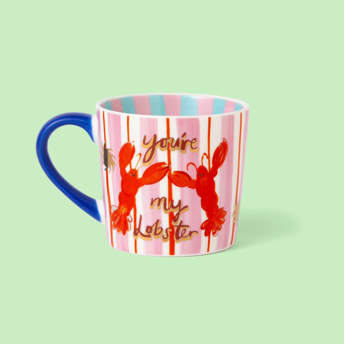 Tasse rayée - You Are My Lobster – Eleanor Bowmer