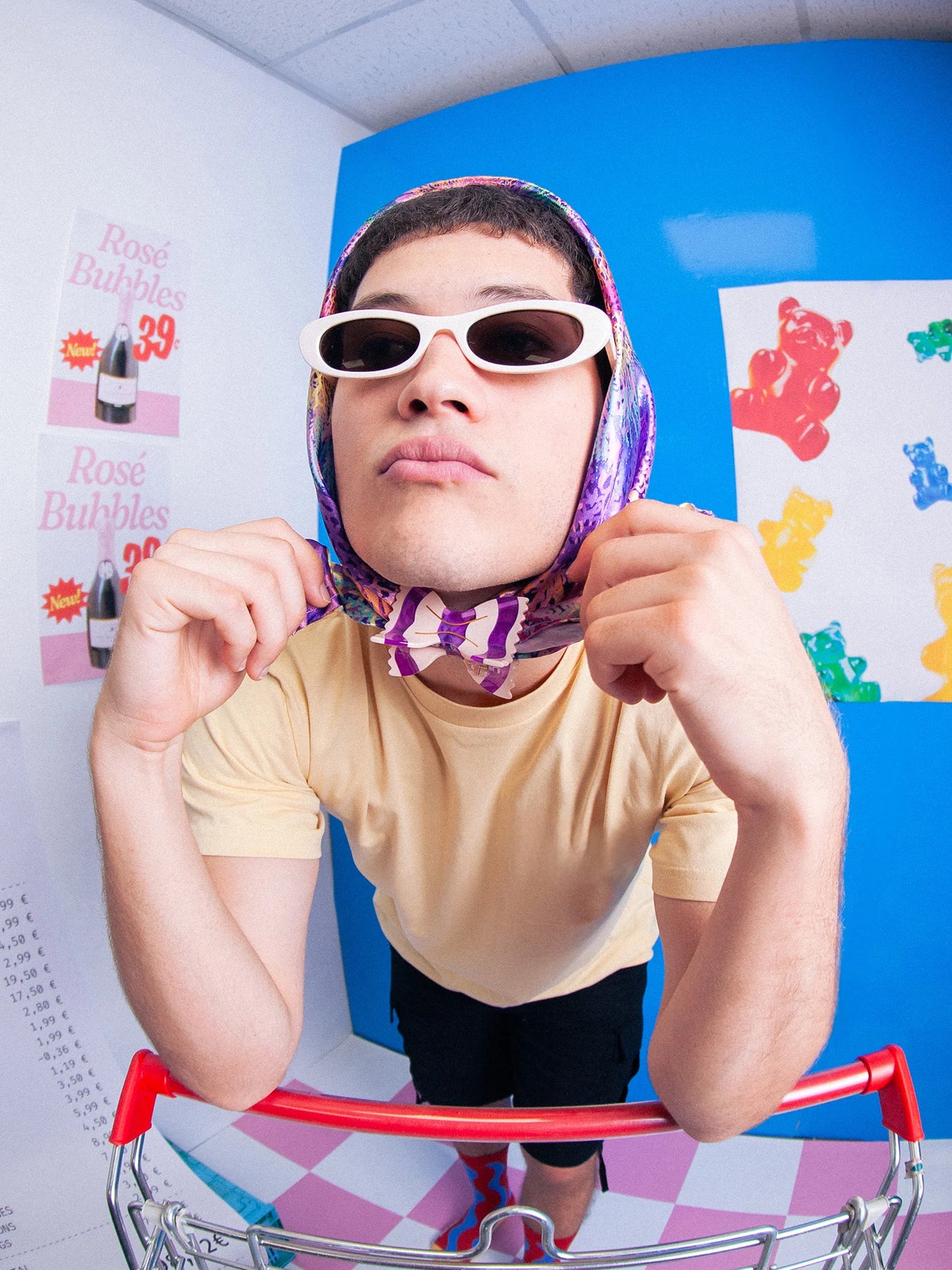 Pince à cheveux - Farfalle Purple - Eat my socks