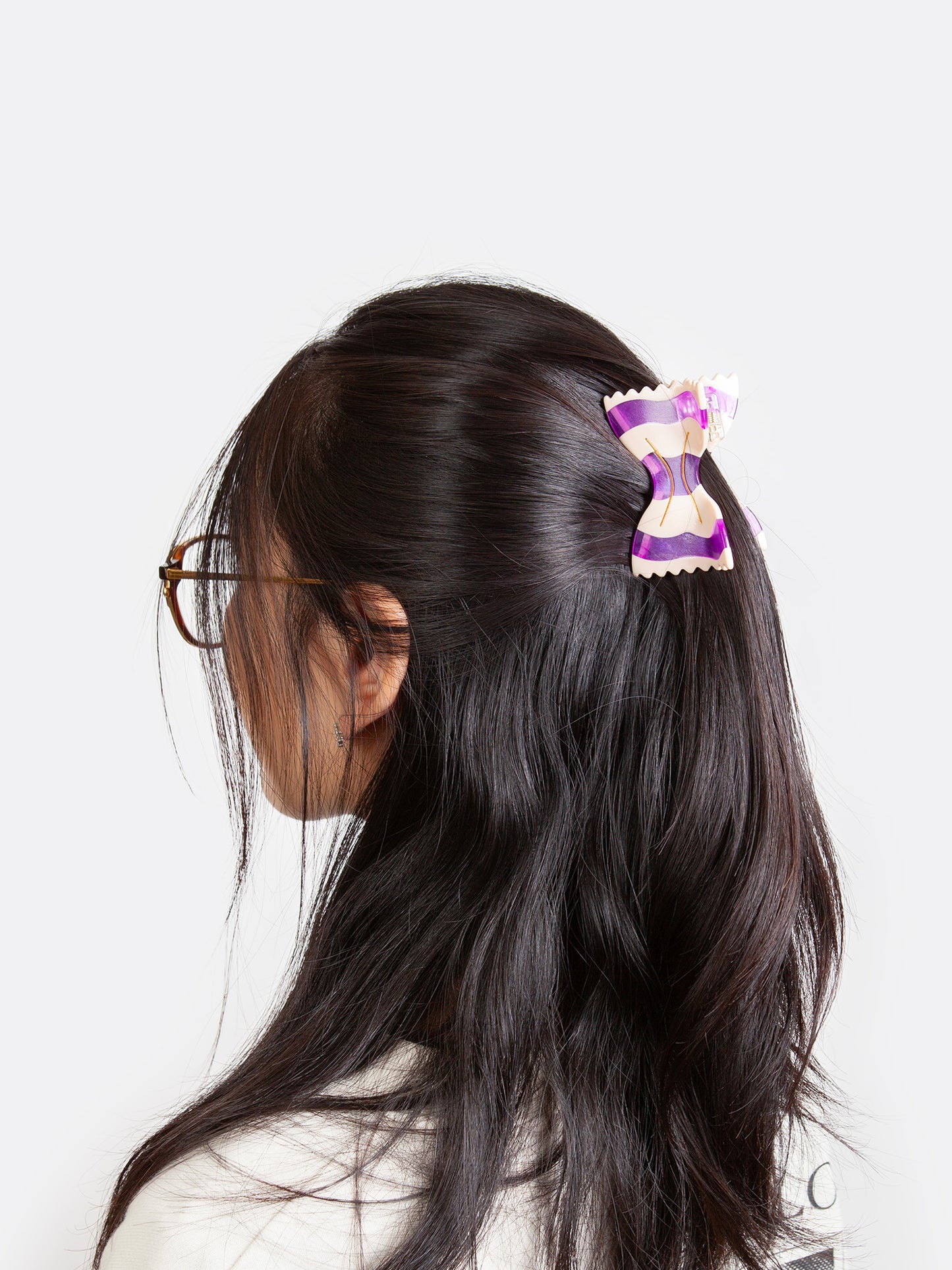 Pince à cheveux - Farfalle Purple - Eat my socks