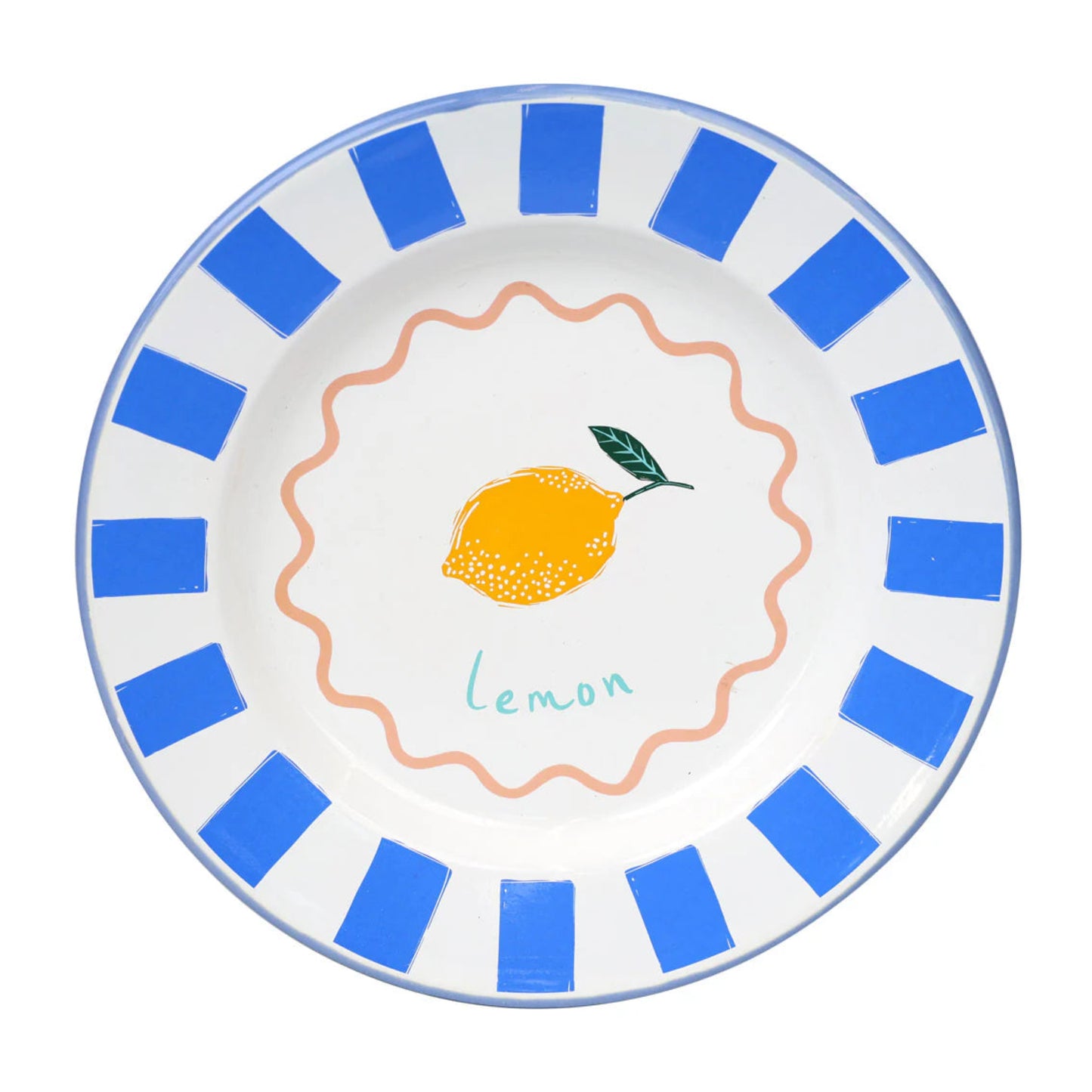 Assiette - Citron - Talking Tables