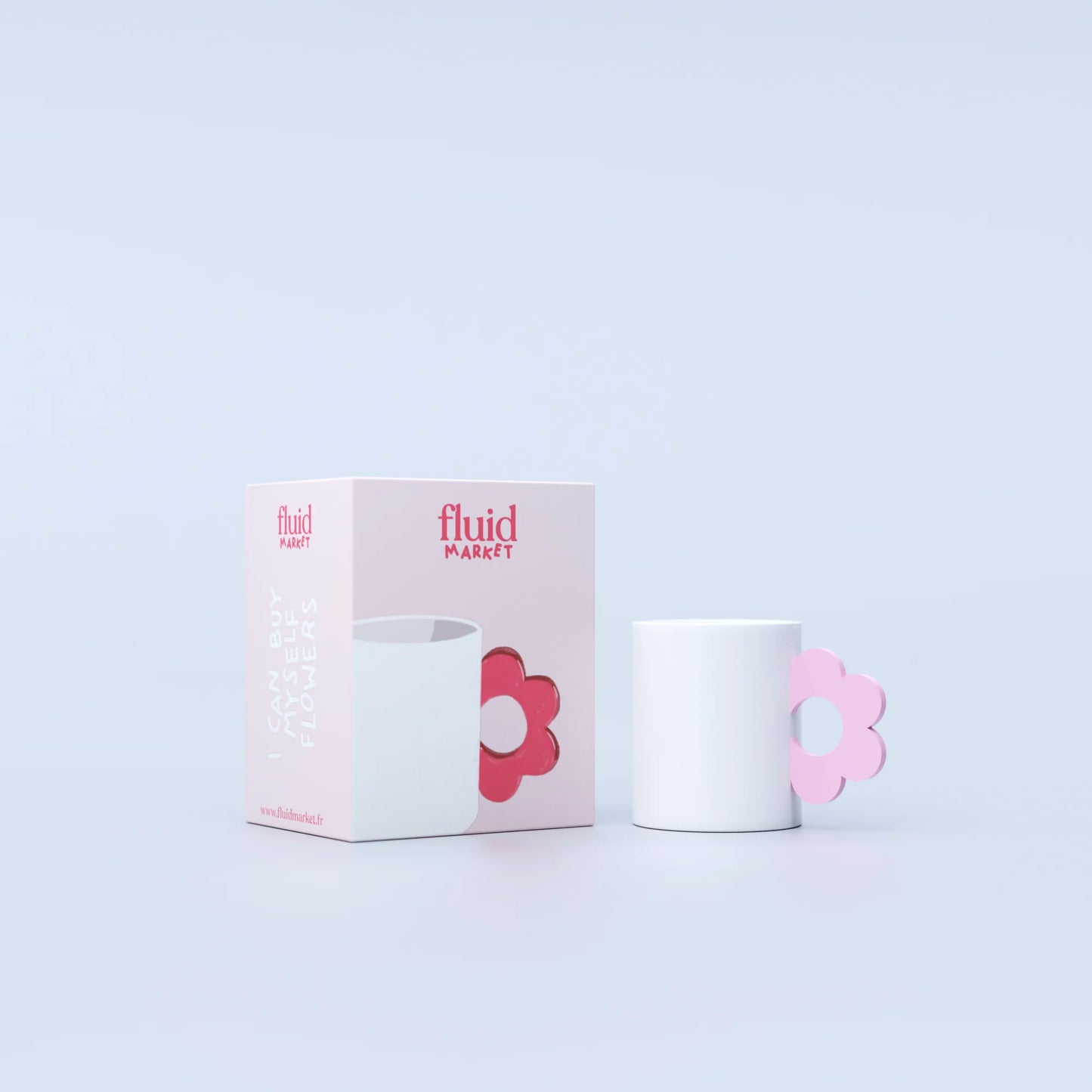 Mug - Flower pink - Fluid Market