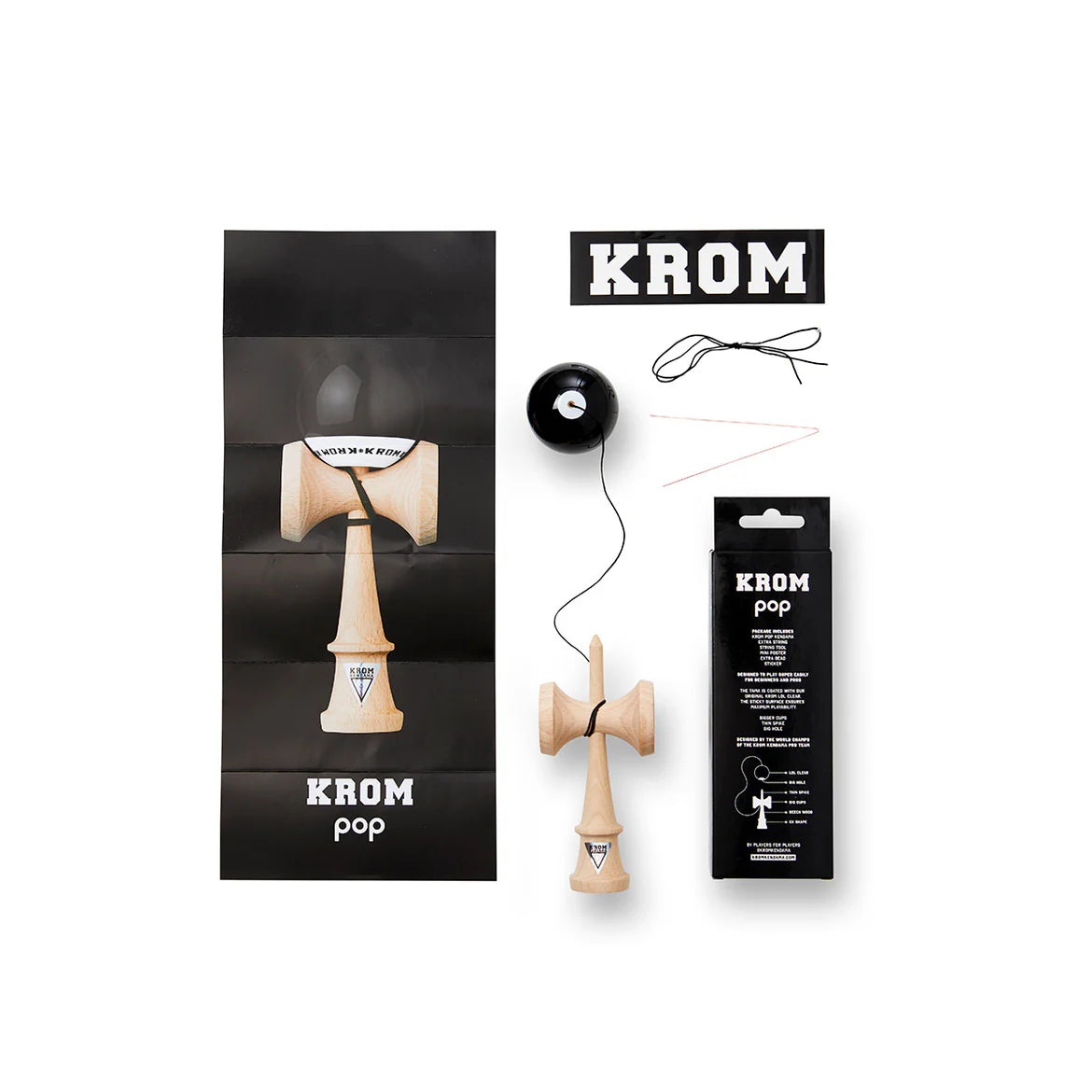 Kendama Pop - Noir - Krom