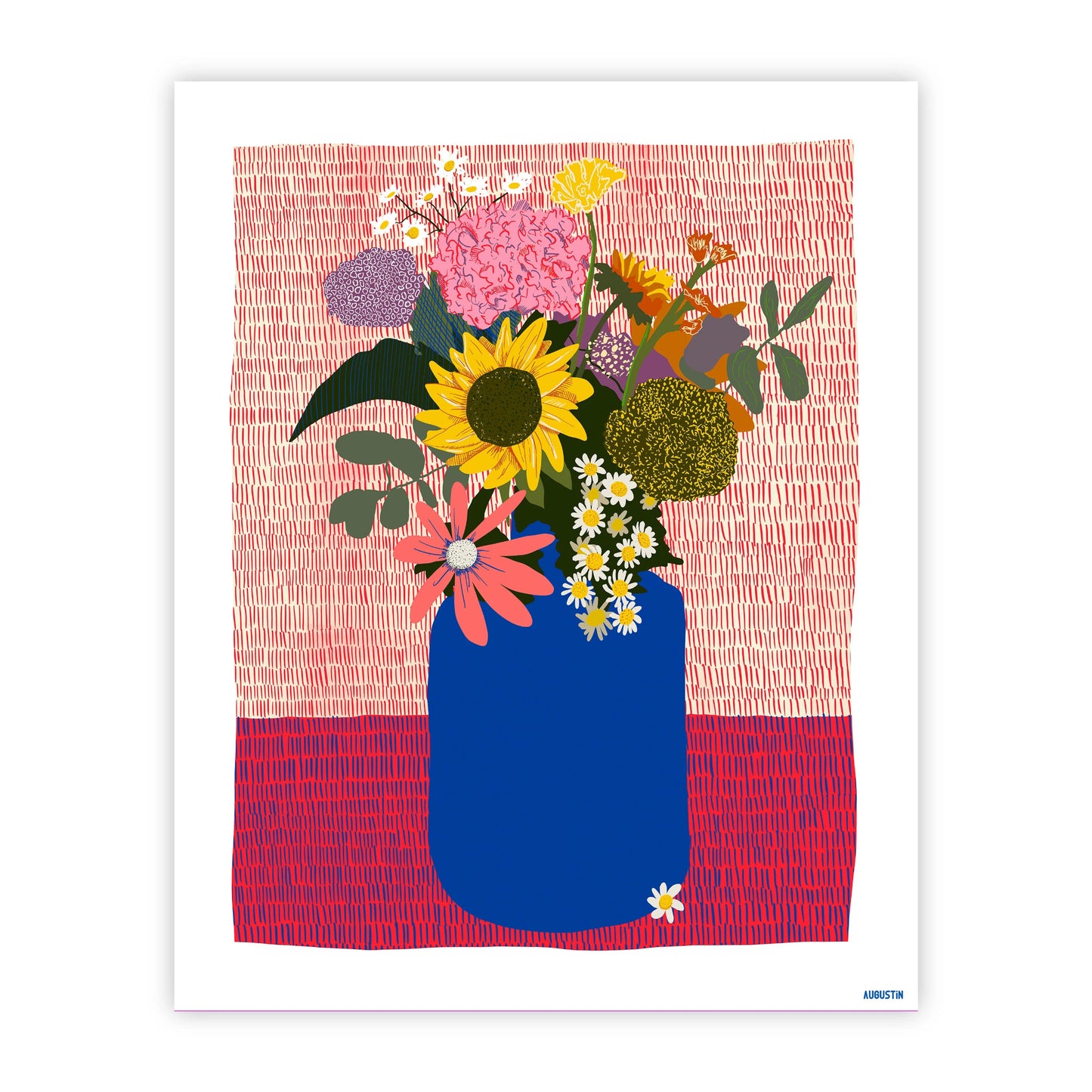 Affiche - S - Le bouquet - Augustin