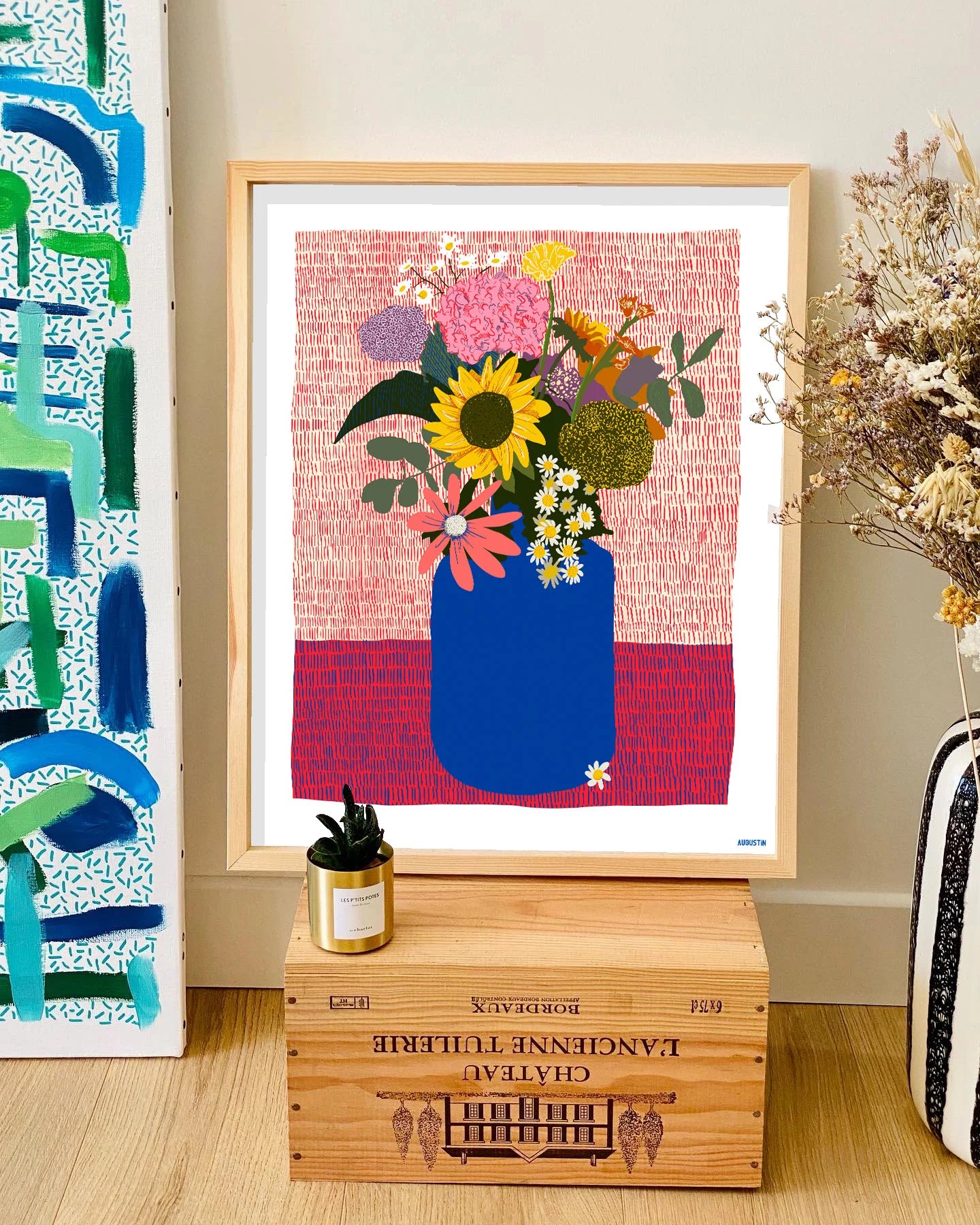 Affiche - S - Le bouquet - Augustin