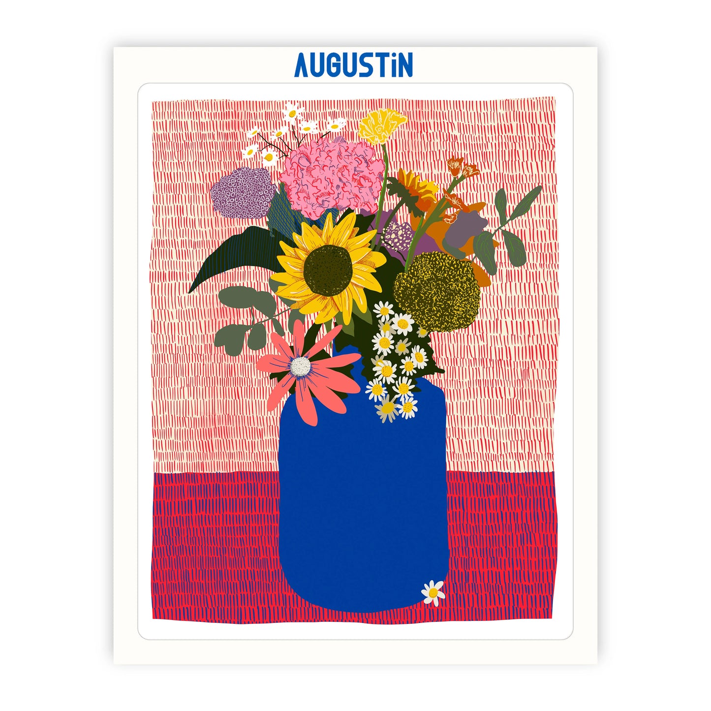Affiche - S - Le bouquet - Augustin