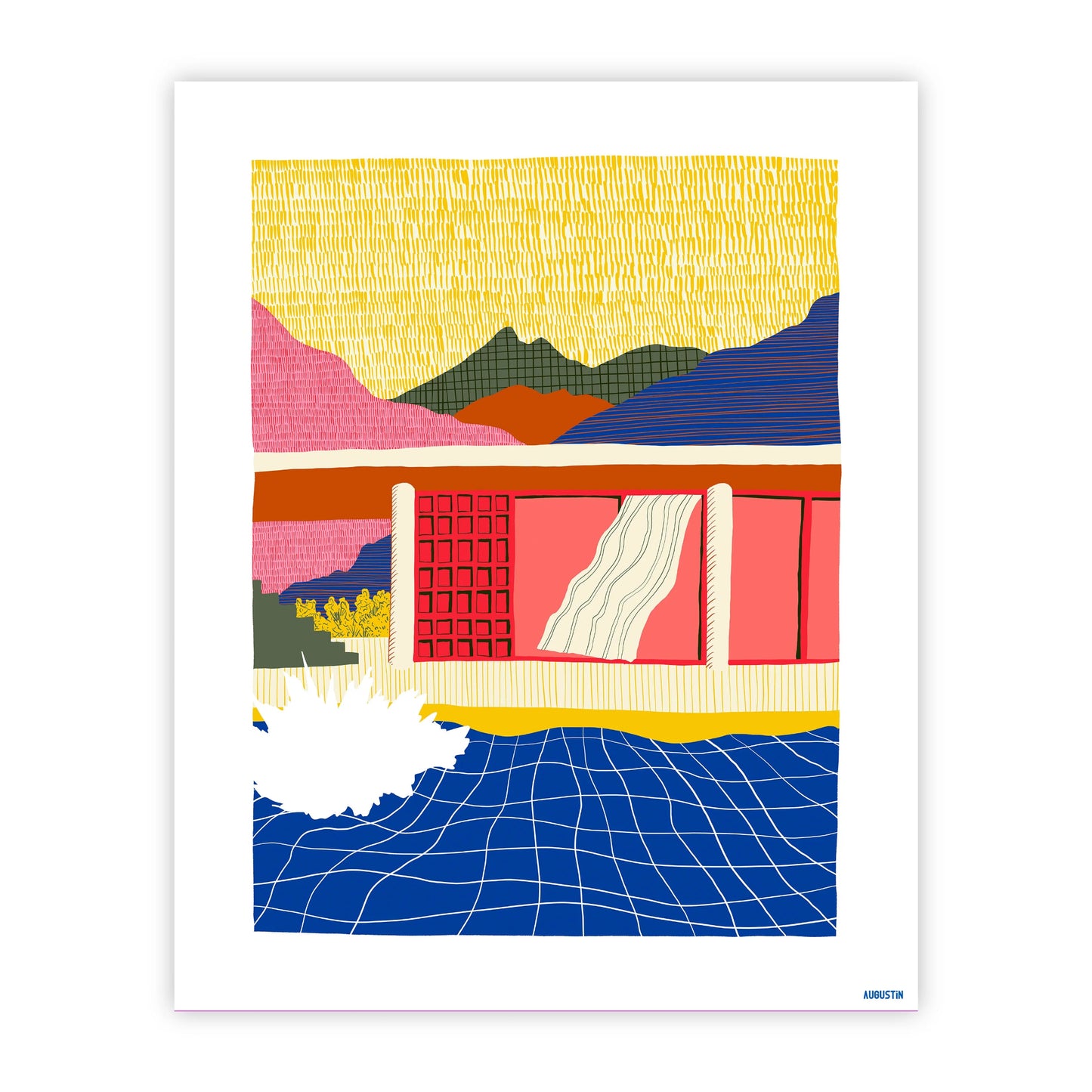 Affiche - S - Le plongeon - Augustin