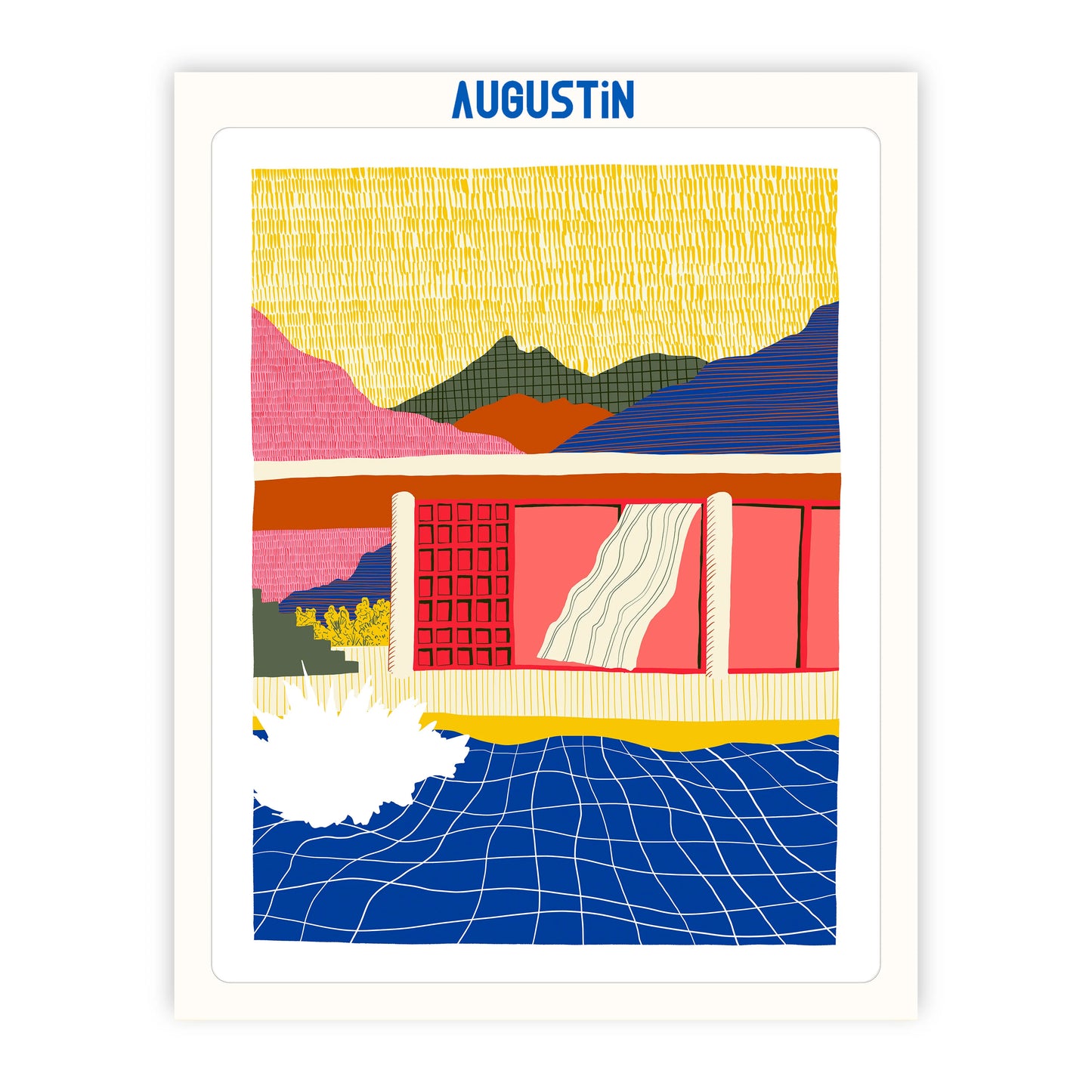 Affiche - S - Le plongeon - Augustin