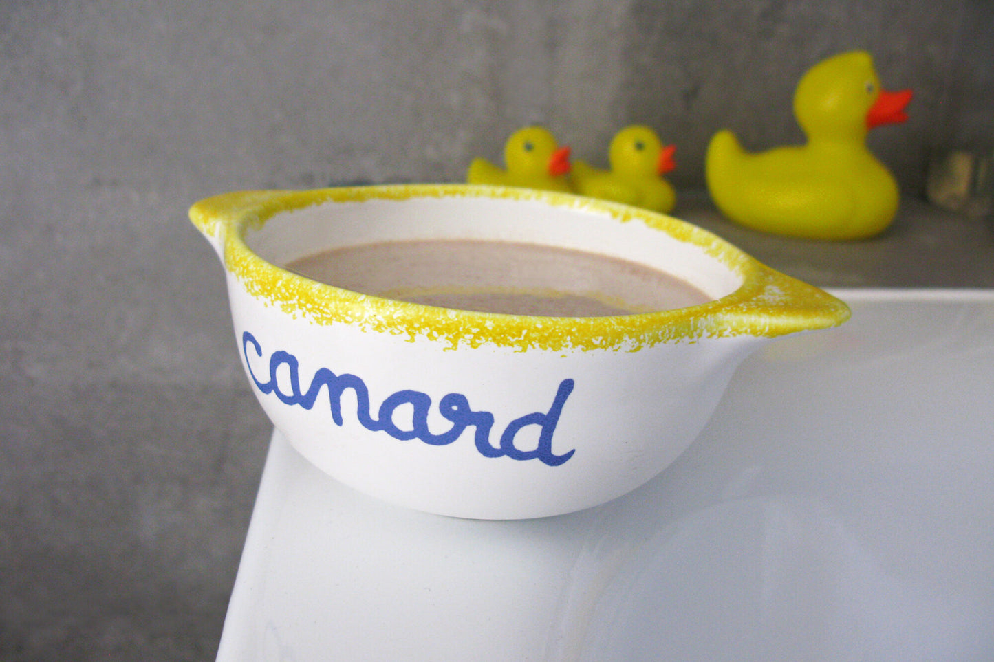 Bol breton - canard - Pied de poule