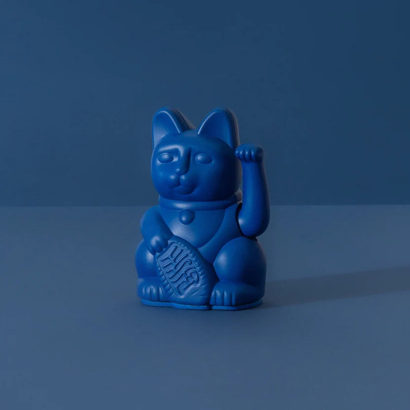 Mini chat chanceux - Bleu foncé - Donkey