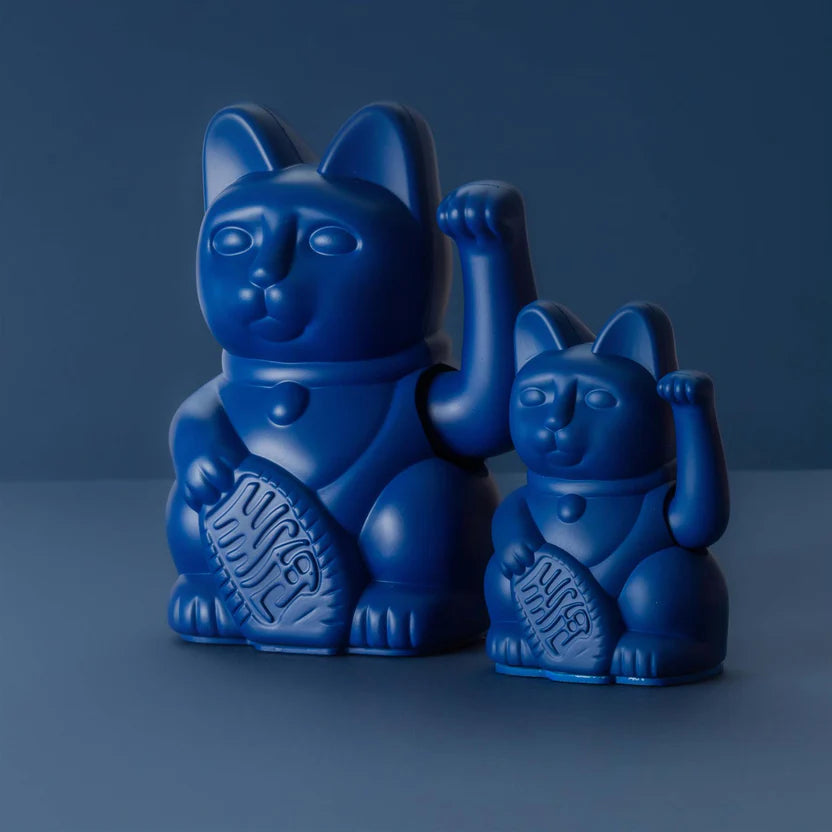 Mini chat chanceux - Bleu foncé - Donkey