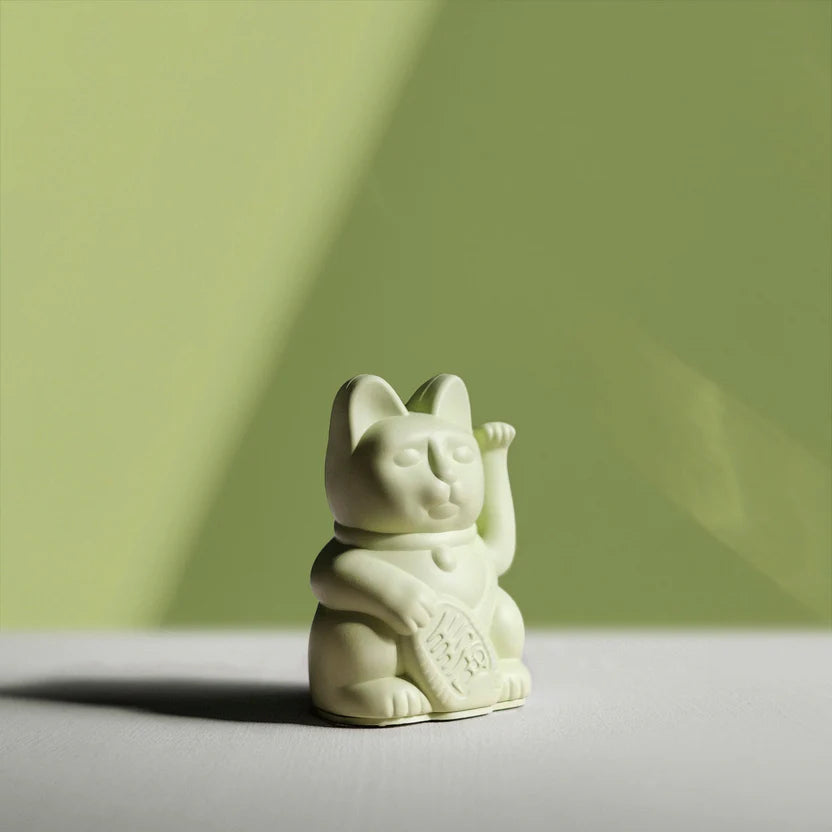 Mini chat chanceux - Vert clair - Donkey