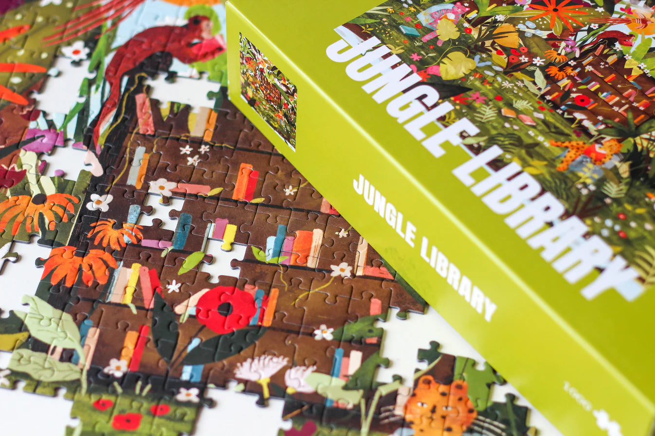 Puzzle - Jungle Library - 1000p - Piecely