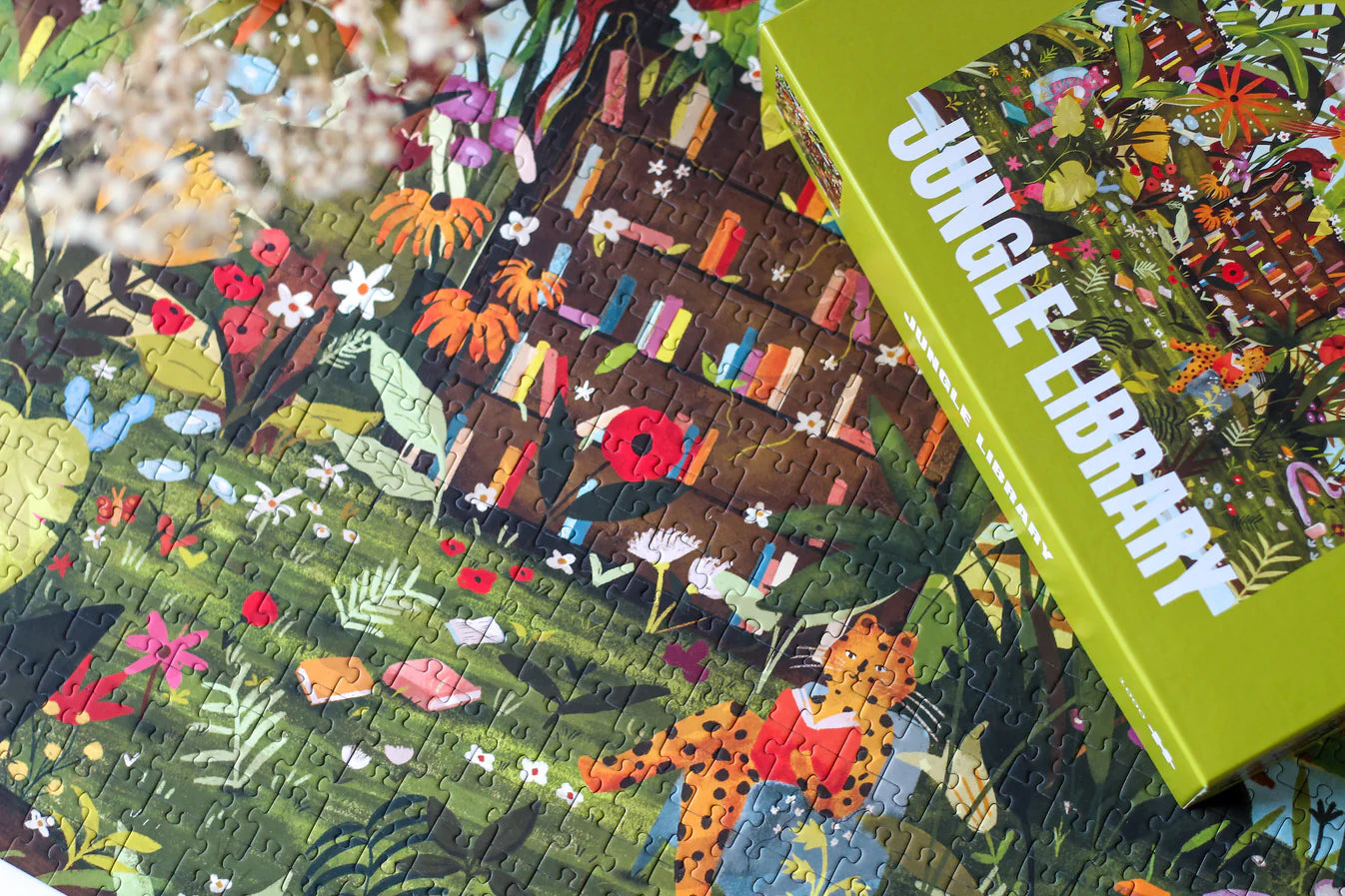 Puzzle - Jungle Library - 1000p - Piecely