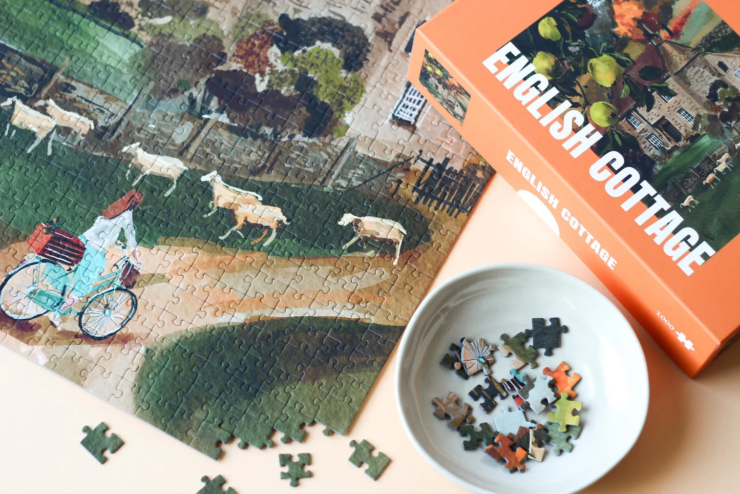 Puzzle - English Cottage - 1000p - Piecely