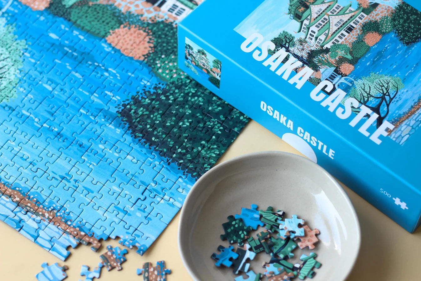 Puzzle - Osaka Castle - 1000p - Piecely