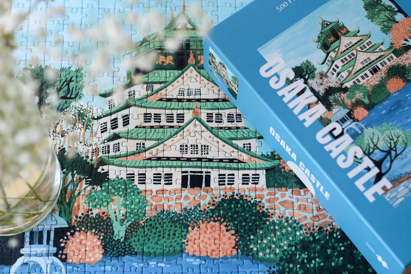 Puzzle - Osaka Castle - 1000p - Piecely