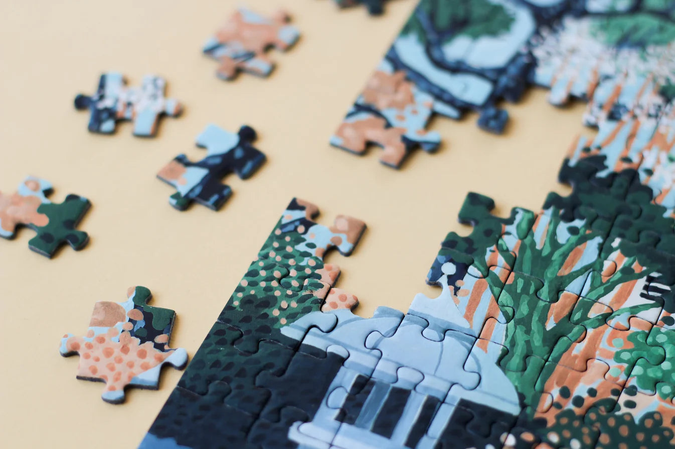 Puzzle - Osaka Castle - 1000p - Piecely