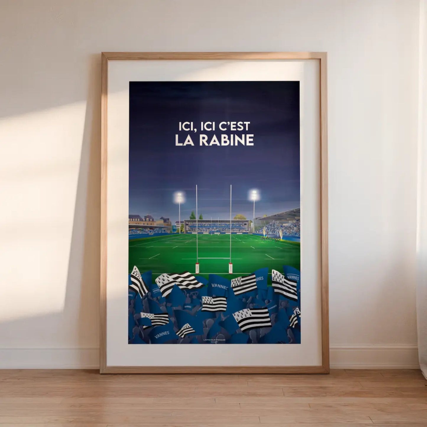 Affiche Rugby Vannes - Stade de la Rabine - A2