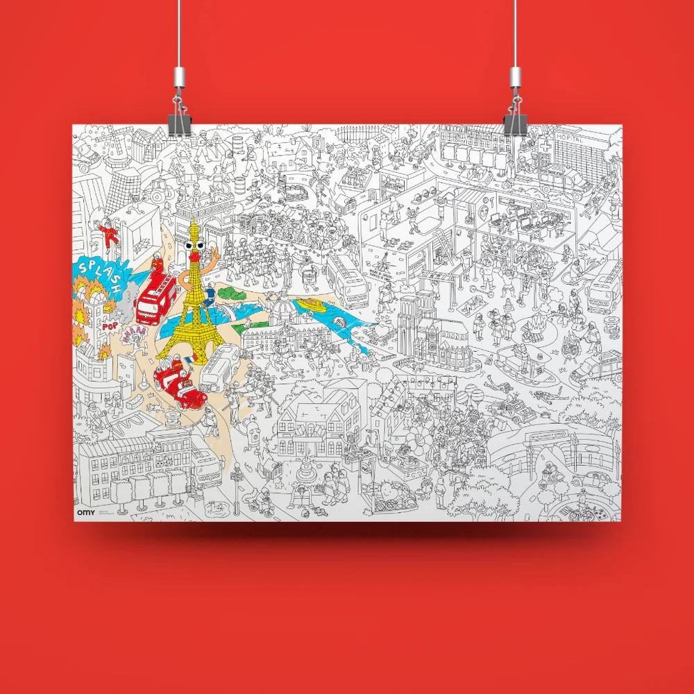POSTER GEANT POMPIER