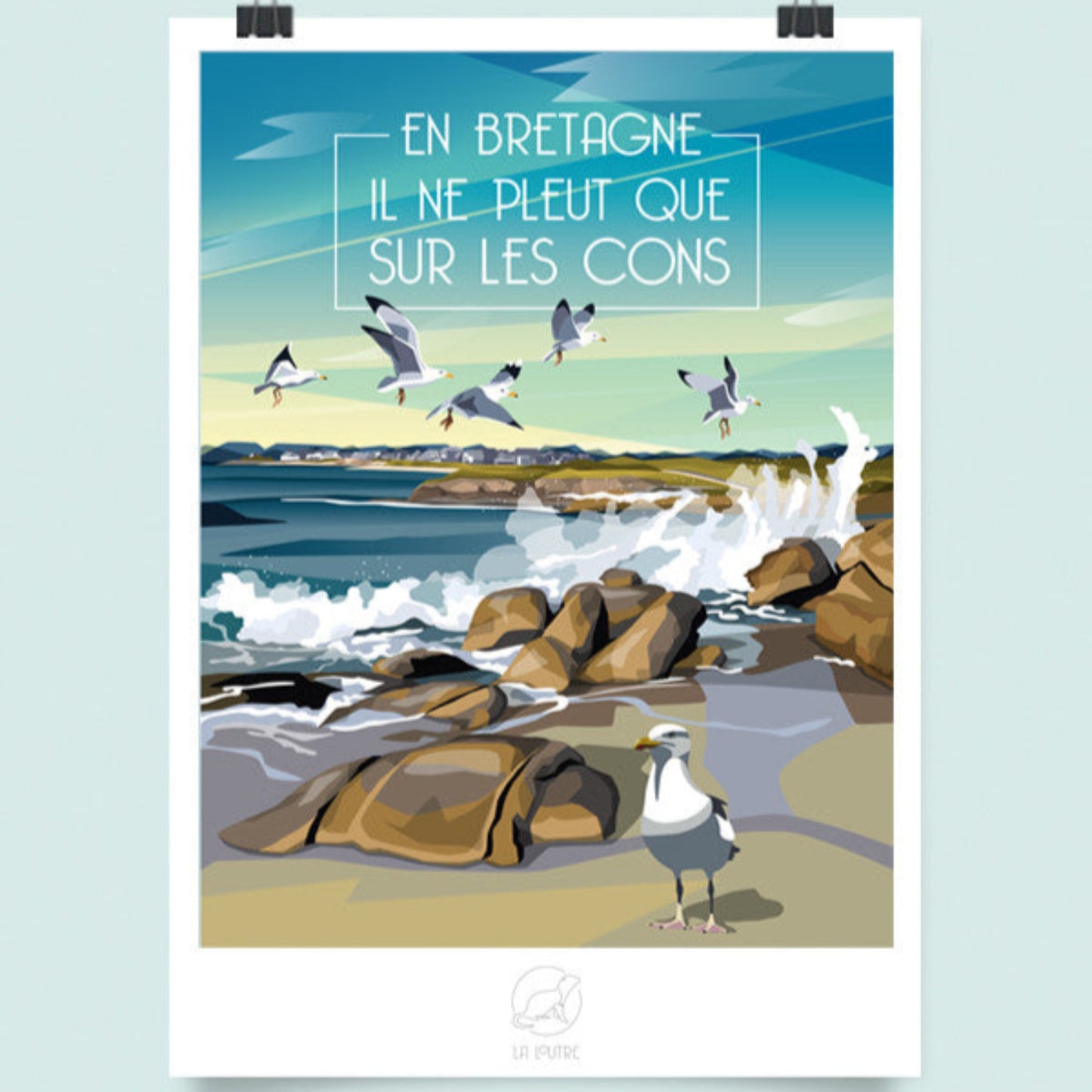 Affiche - BZH les cons - La Loutre