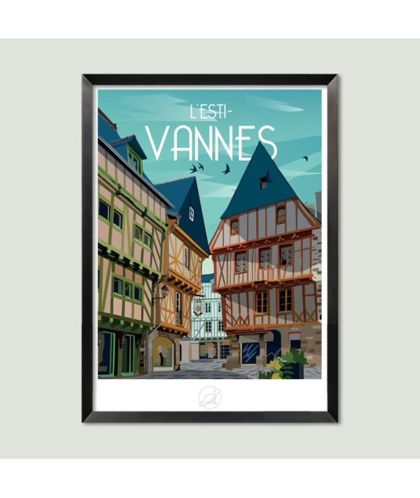 Affiche - L'esti-vannes - La Loutre