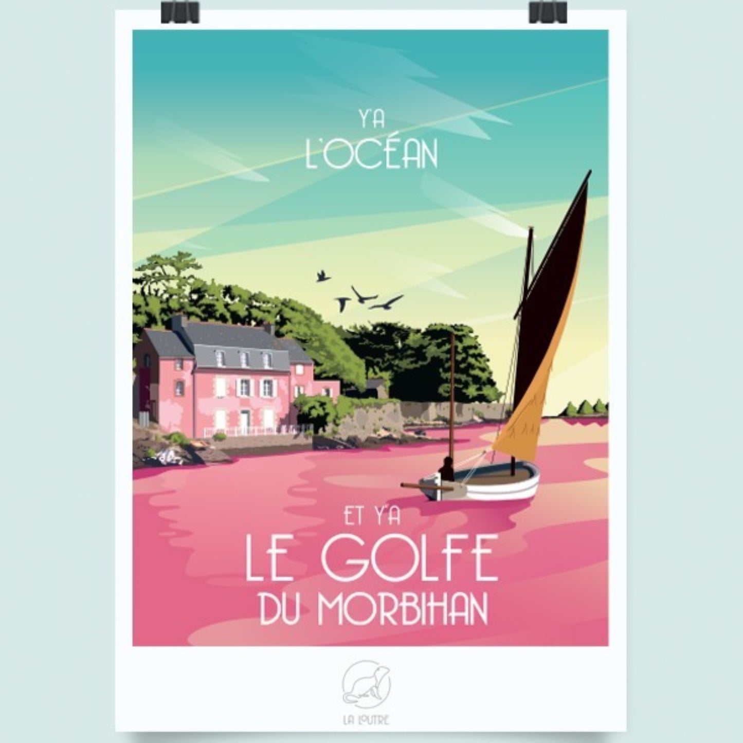 Affiche - Golfe du Morbihan - La Loutre