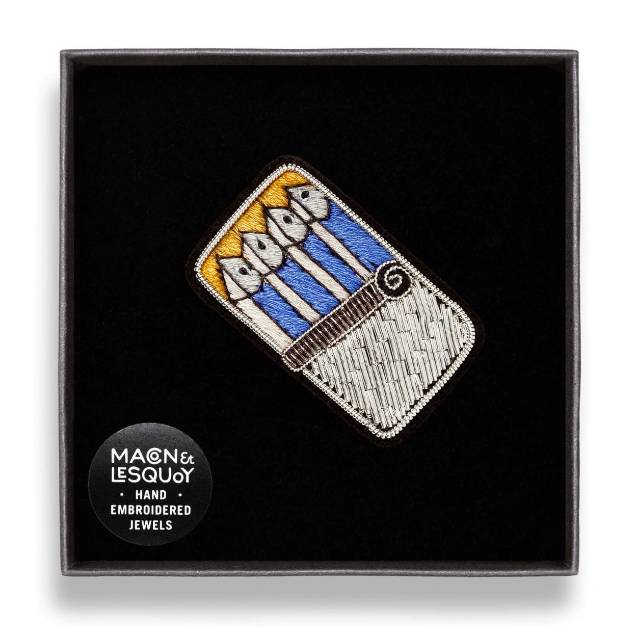 broche - BOITE DE SARDINES - Macon & Lesquoy