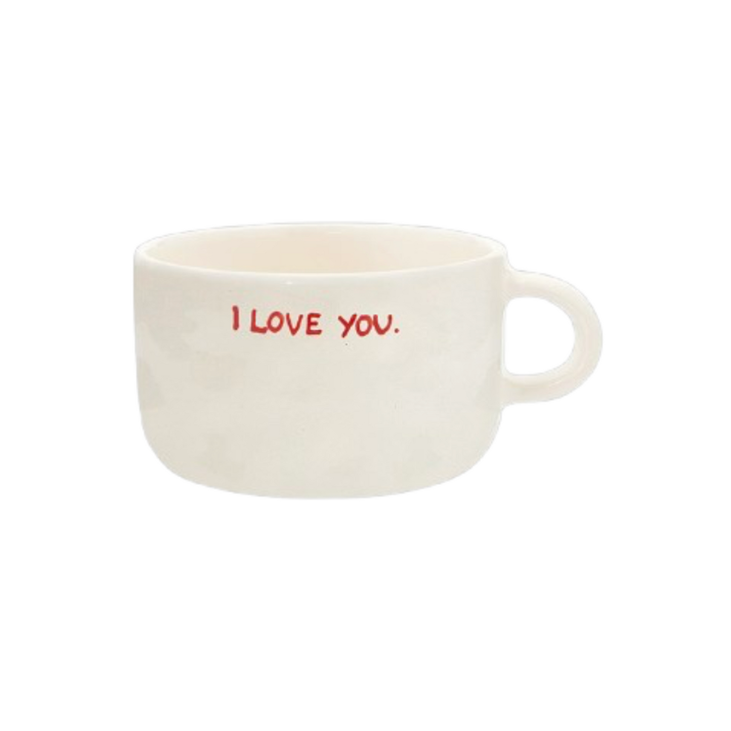 Cappuccino Mug - I Love You - Anna + Nina
